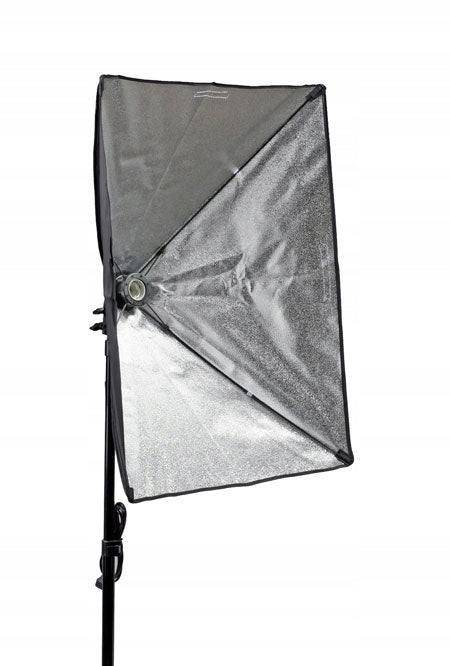 PROFESSIONAL FAST SOFTBOX 50X70CM 50X70 FOR 1 BULB THREAD E27 + CASE Manufacturer code SOFTBOX-50X70-E27