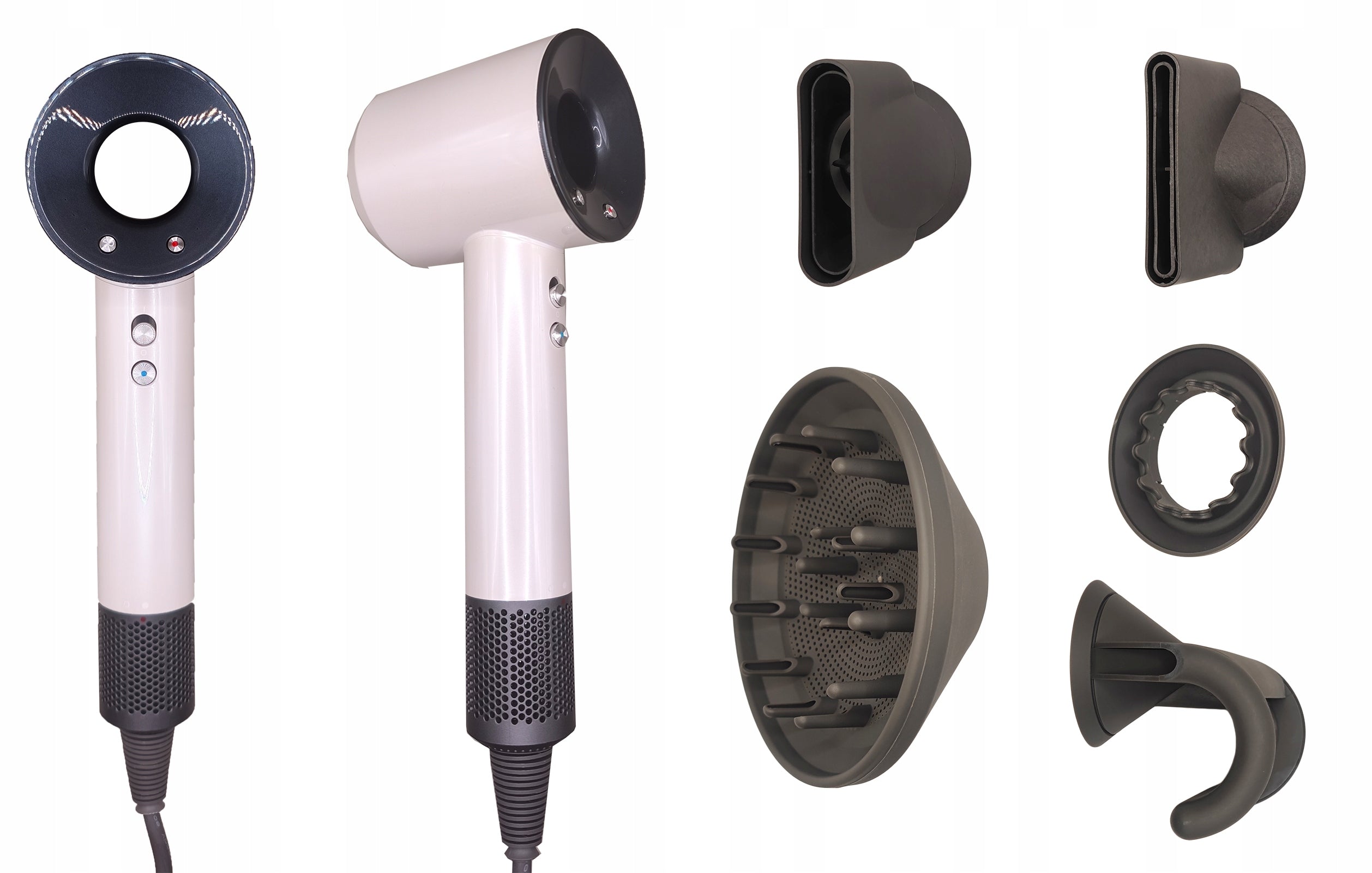 PROFESSIONAL HAIR DRYER 1600W ULTRA 5in1 IONIZATION + PEARL TIPS