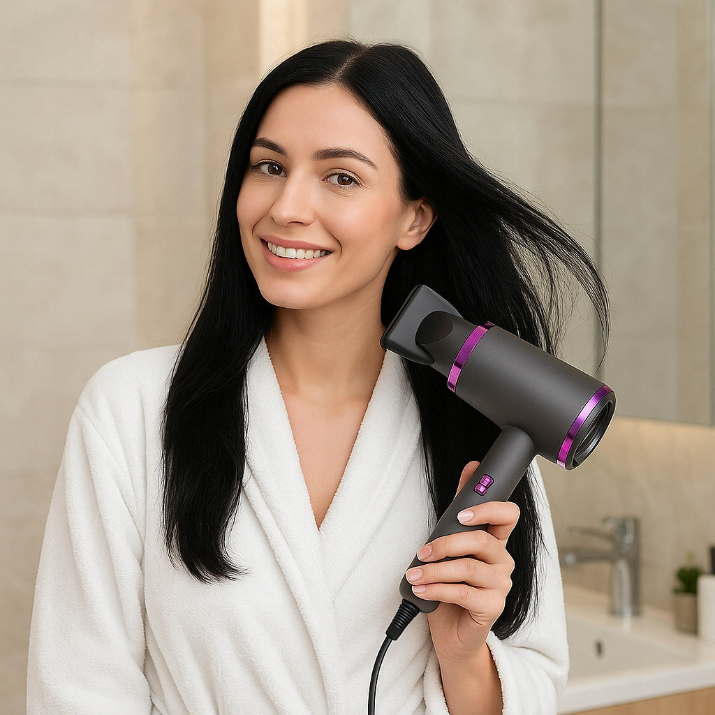 PROFESSIONAL HAIR DRYER IONIZATION HEALTHY HAIR CONCENTRATOR LED Manufacturer code SUSZARKA Z ZIMNYM NAWIEWEM DO WŁOSÓW