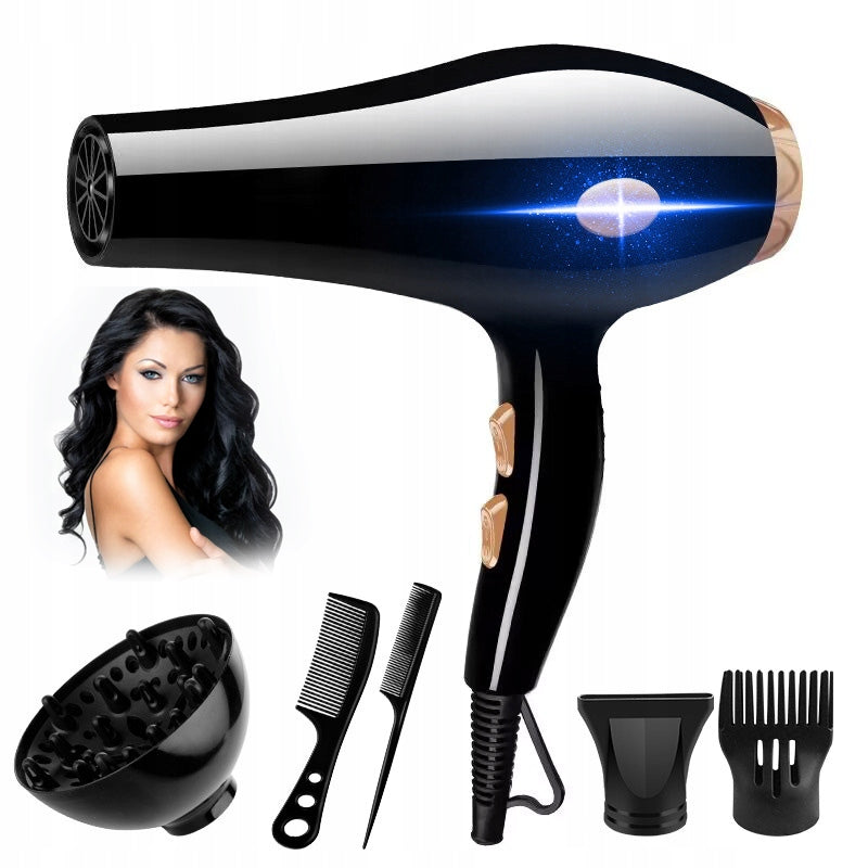 PROFESSIONAL HAIR DRYER STRONG WITH CONCENTRATOR DIFFUSER 2400W