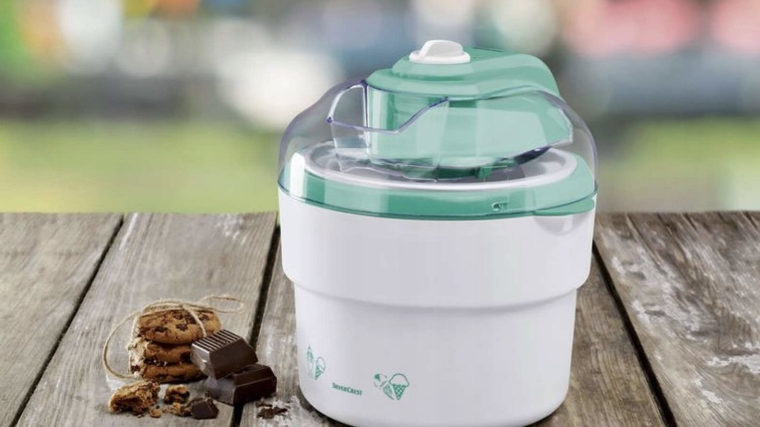 PROFESSIONAL HOMEMADE ICE CREAM AND SORBETS MACHINE SILVERCREST SECM 12 A1 12W EAN (GTIN) 4335633031715
