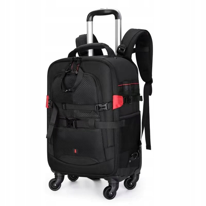 PROFESSIONAL HYBRID PHOTO BACKPACK TRAVEL REPORTER SUITCASE Packaging status original