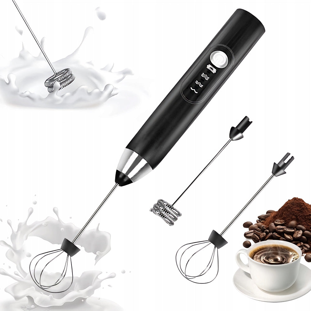PROFESSIONAL LATTE FROTHER WITH 3 SPEED BATTERY INDICATOR QUIET