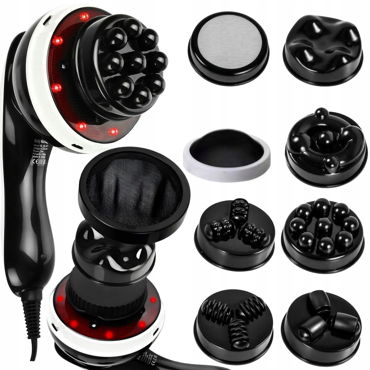 PROFESSIONAL MASSAGE GUN SLIMMING MASSAGER ANTI-CELLULITE 9in1