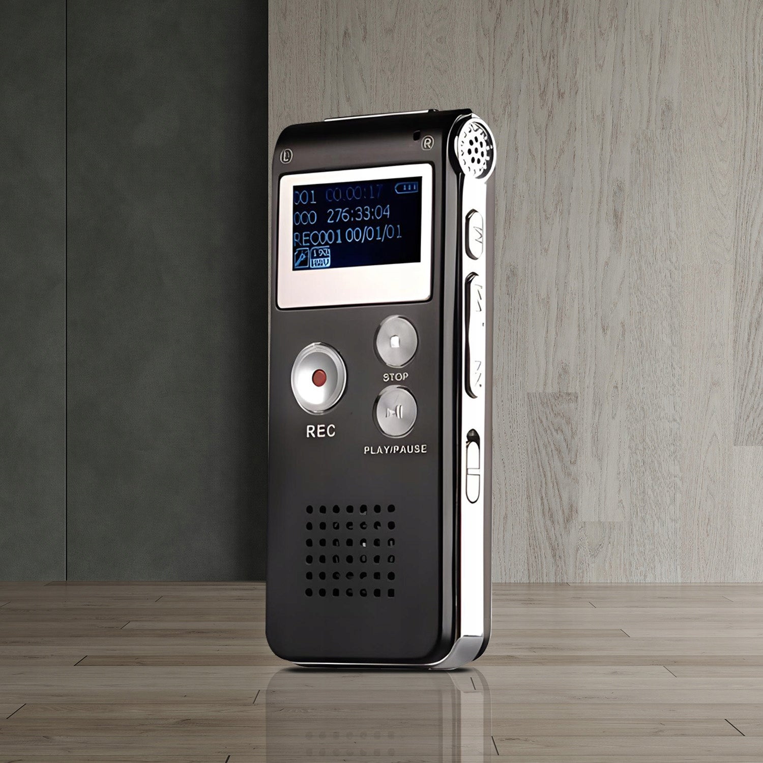 PROFESSIONAL MINI VOICE RECORDER SOUND DETECTION SIMPLE OPERATION PL MENU Packaging status original