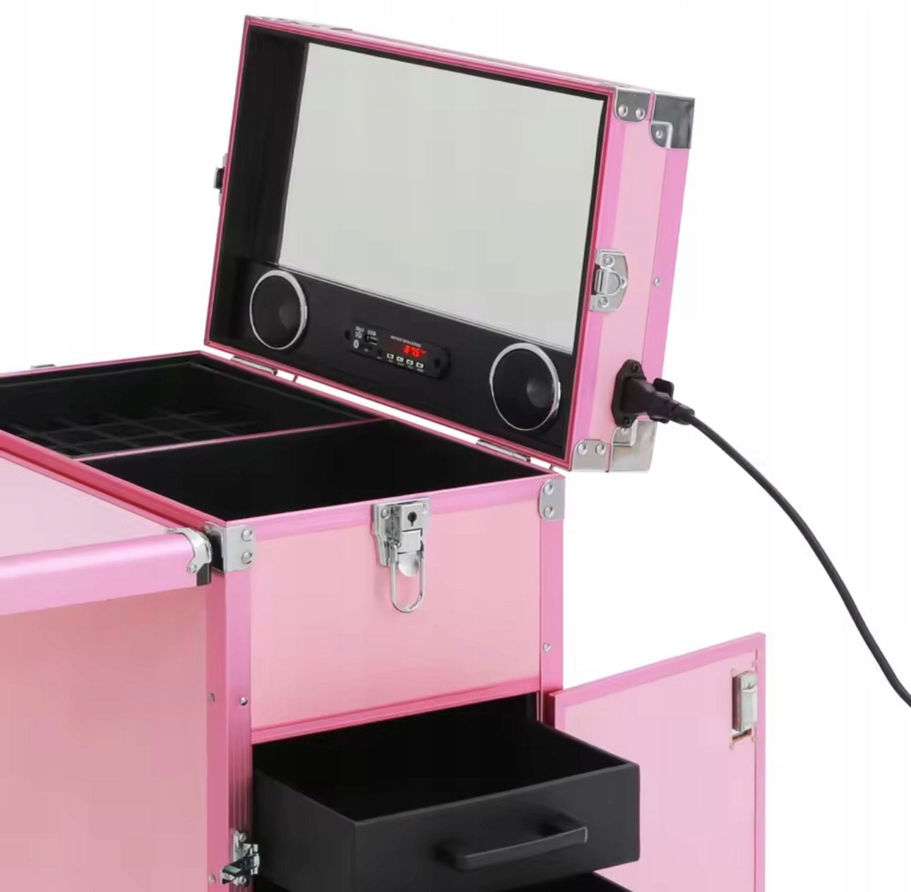 PROFESSIONAL MOBILE MANICURE TABLE FOLDING TRUNK WITH WHEELS Brand no brand
