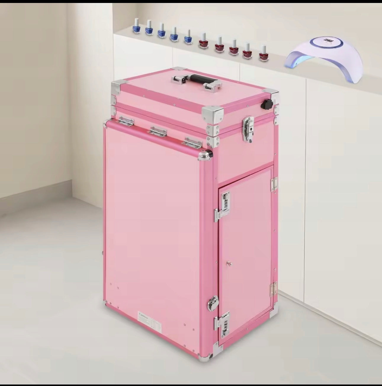 PROFESSIONAL MOBILE MANICURE TABLE FOLDING TRUNK WITH WHEELS Manufacturer code 9082247
