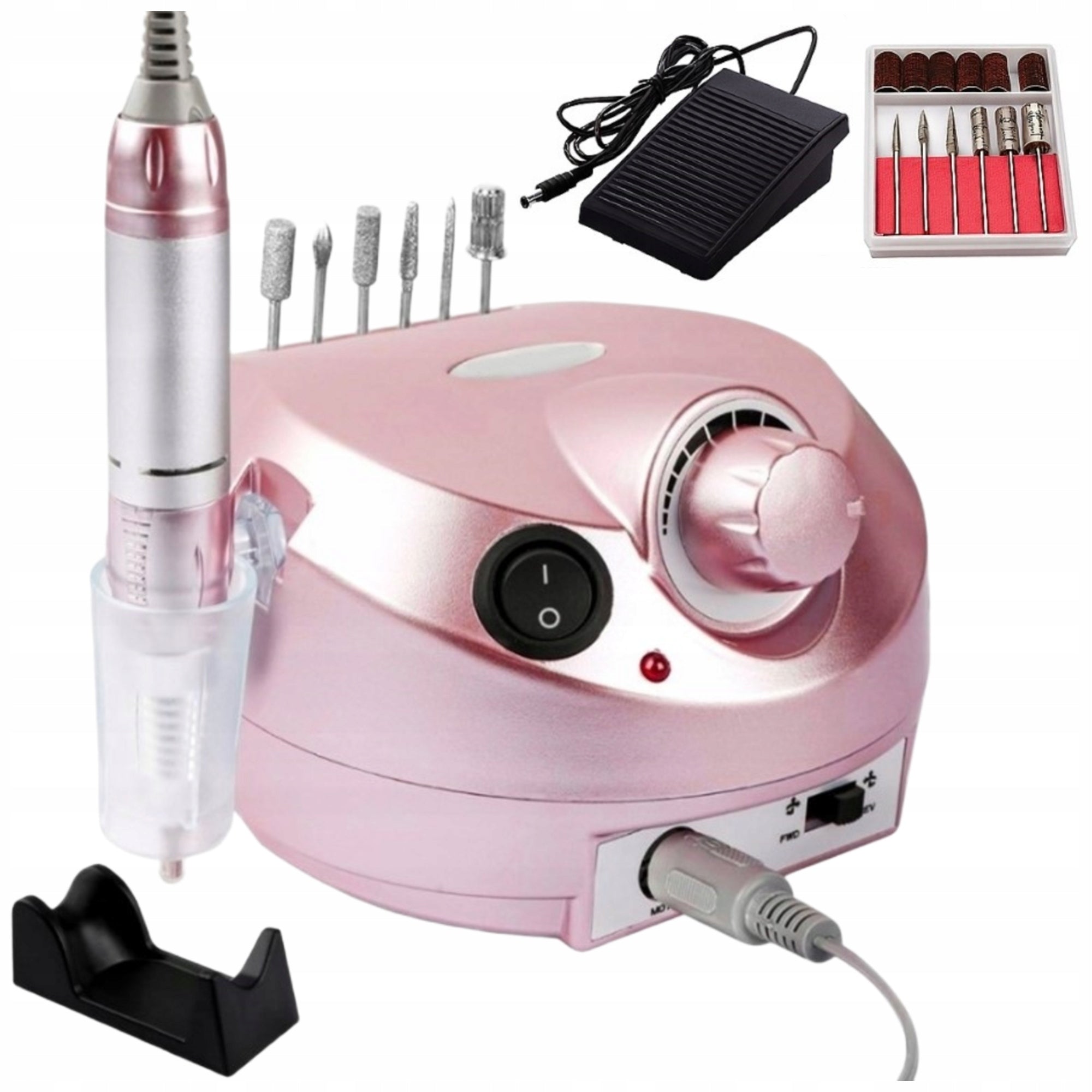 PROFESSIONAL NAIL MILLING MANICURE PEDICURE 65W STRONG SET OF CUTTERS Packaging status original
