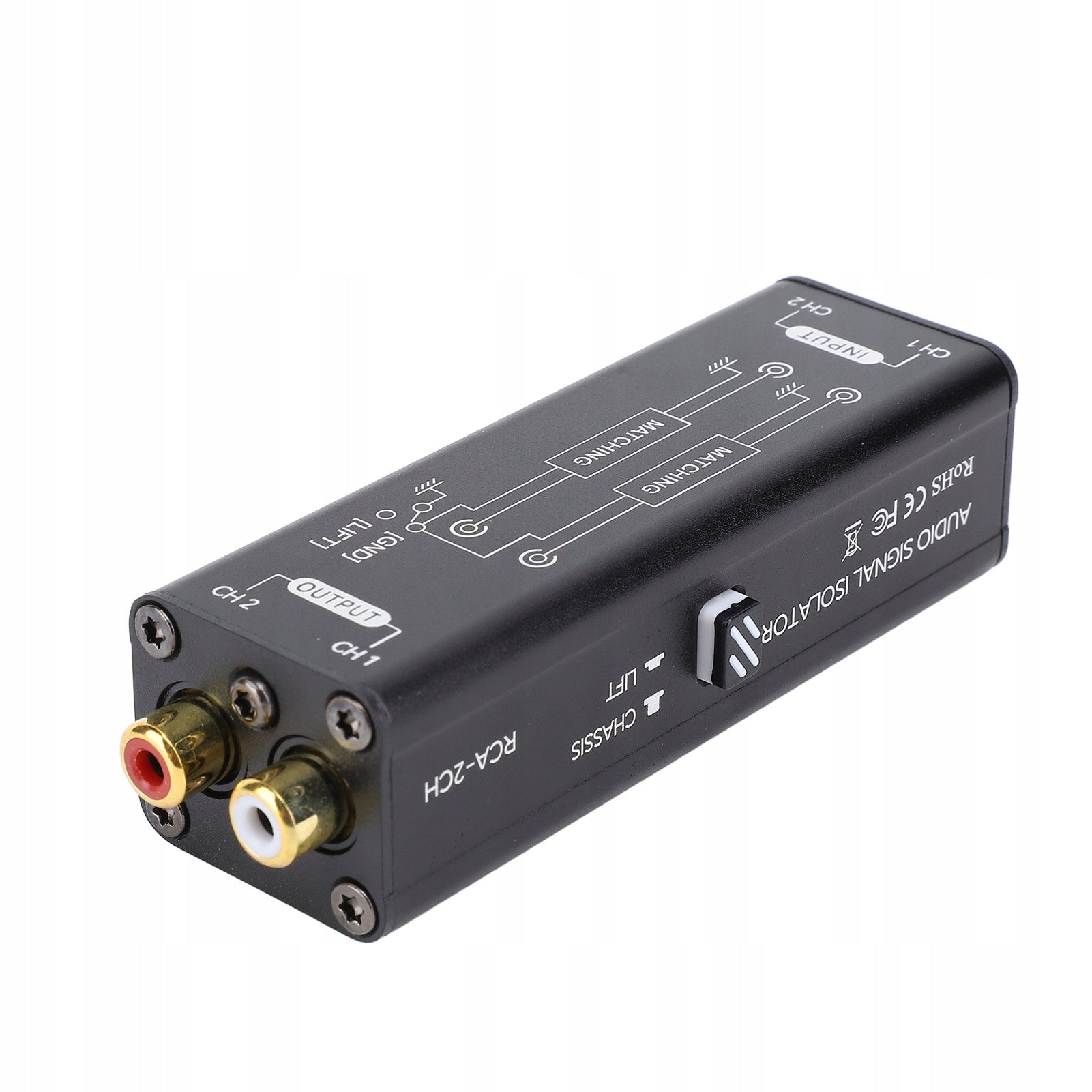 PROFESSIONAL NOISE FILTER MASS LOOP INSULATOR NOISE FILTER BLACK