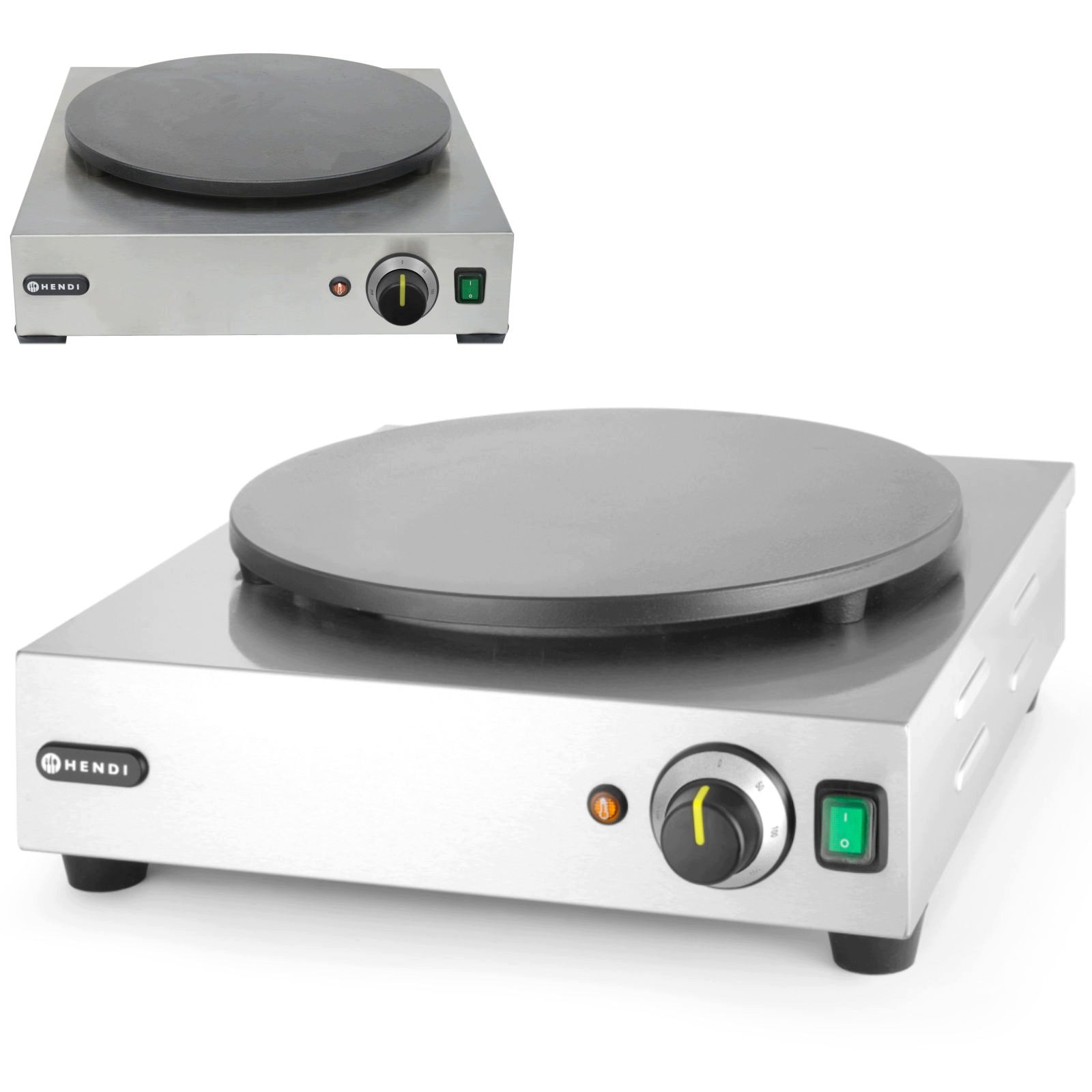PROFESSIONAL PANCAKE MAKER HENDI 40CM 3000W 230V STAINLESS STEEL