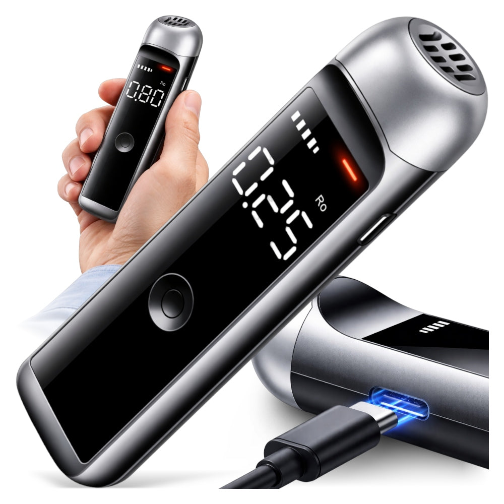 PROFESSIONAL POLICE CAR BREATHALYZER ACCURATE HANDY AIR ESSENCE Packaging status original