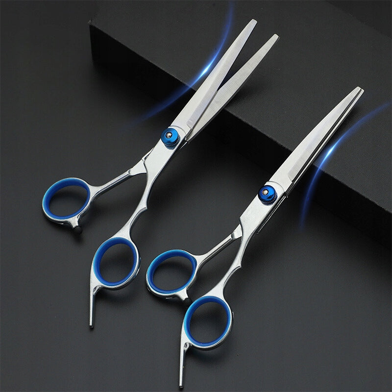 PROFESSIONAL SCISSORS COMB FOR CUTTING DOGS SET + CASE Brand Zaxer