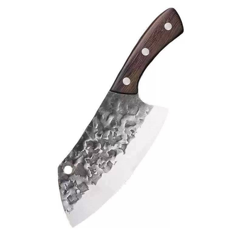 PROFESSIONAL SERBIAN KNIFE FORGED KITCHEN CLEAVER FOR CHEF'S VEGETABLE MEAT