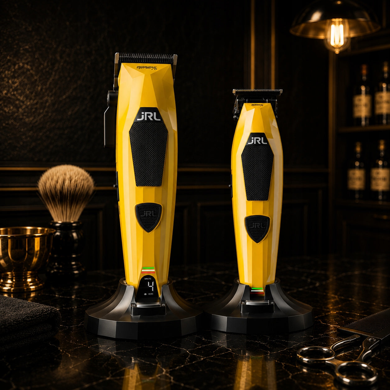 PROFESSIONAL SET JRL DIAMANTE 2025C YELLOW - MACHINE, TRIMMER, STATION Brand jrl