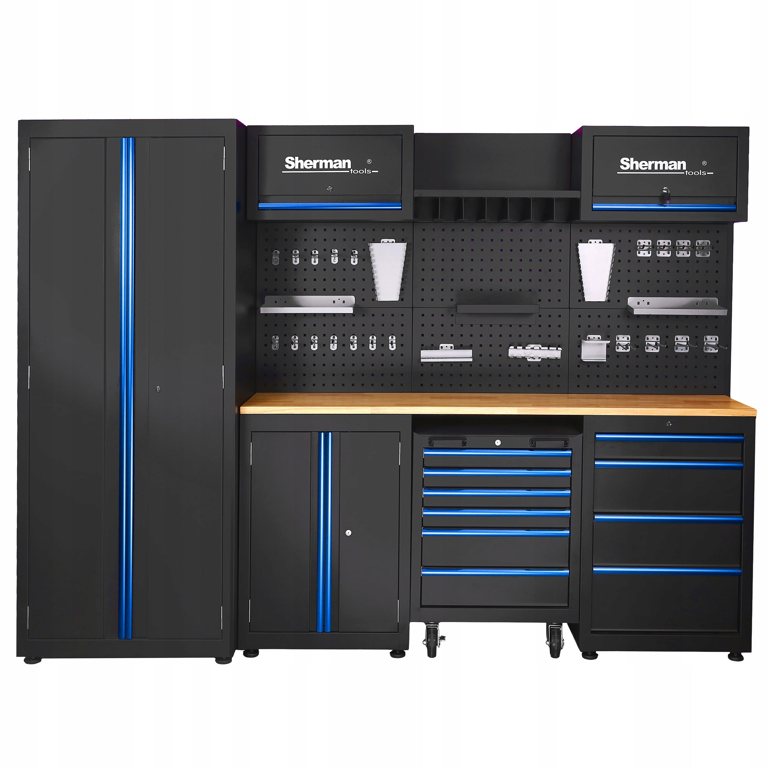 PROFESSIONAL SET OF FURNITURE FOR WORKSHOP, GARAGE TOOL CABINET Sherman Packaging status original