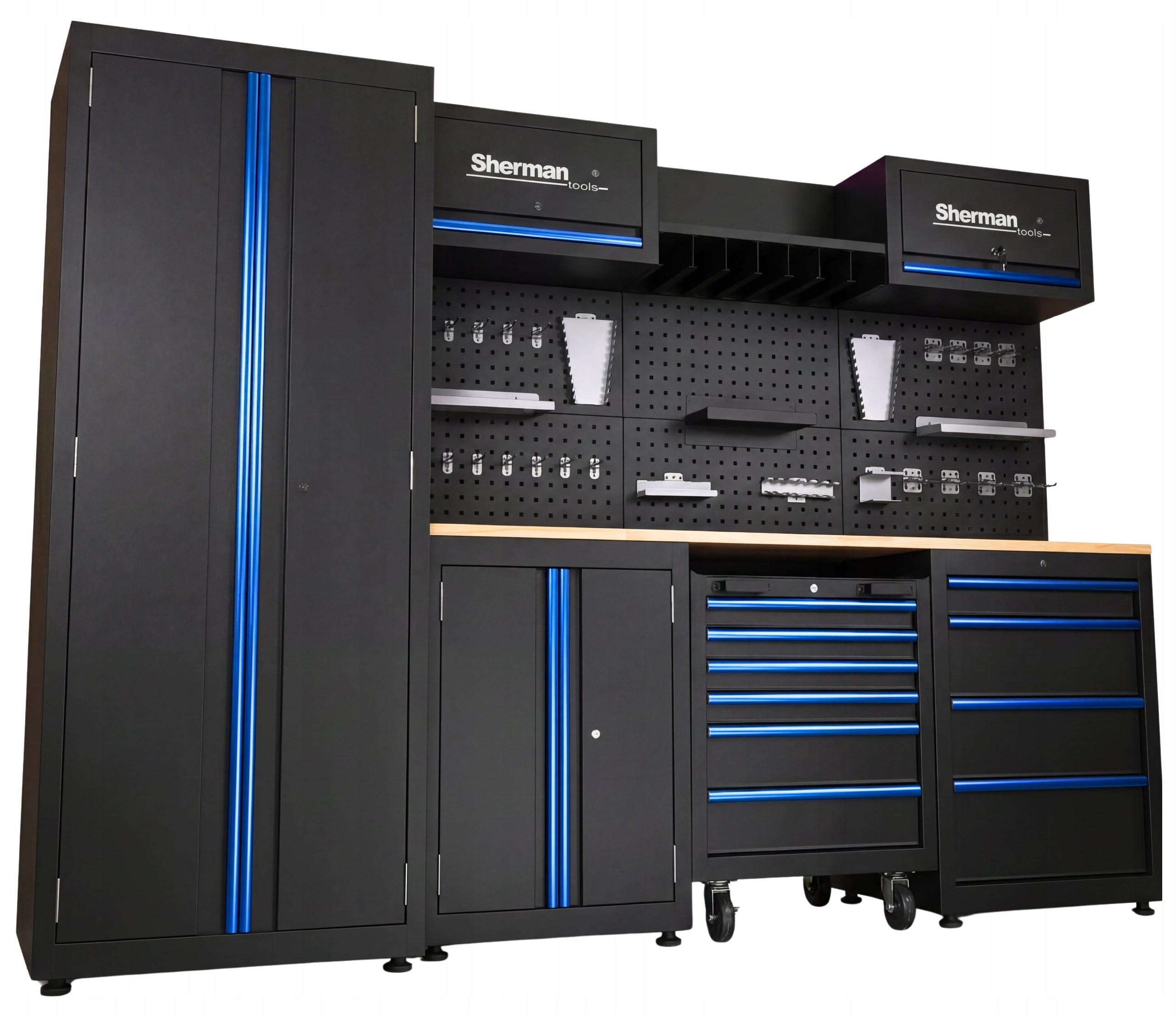 PROFESSIONAL SET OF FURNITURE FOR WORKSHOP, GARAGE TOOL CABINET Sherman