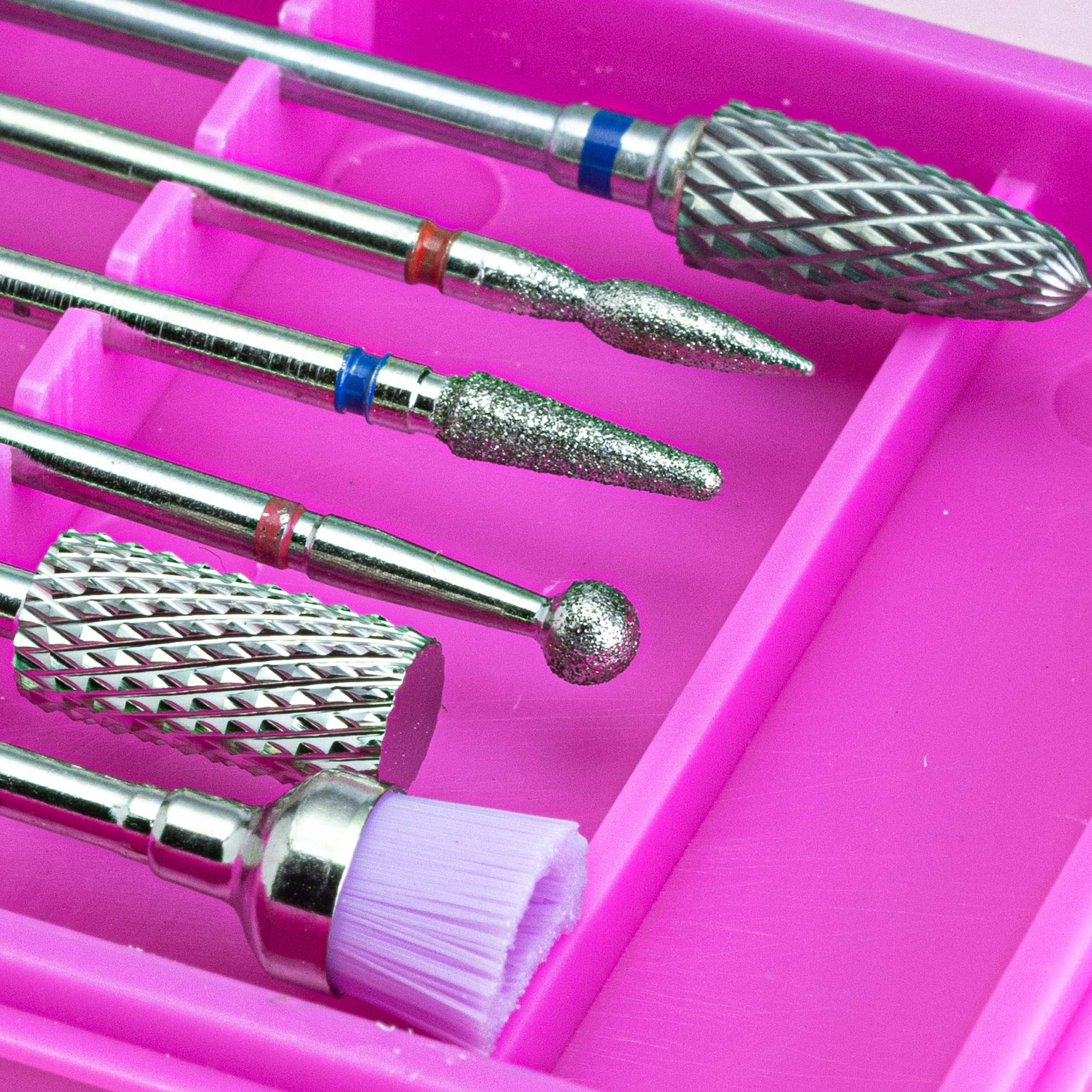 PROFESSIONAL SET OF NAIL CUTTERS FOR MILLING MACHINE + BRUSH EAN (GTIN) 5904035357533