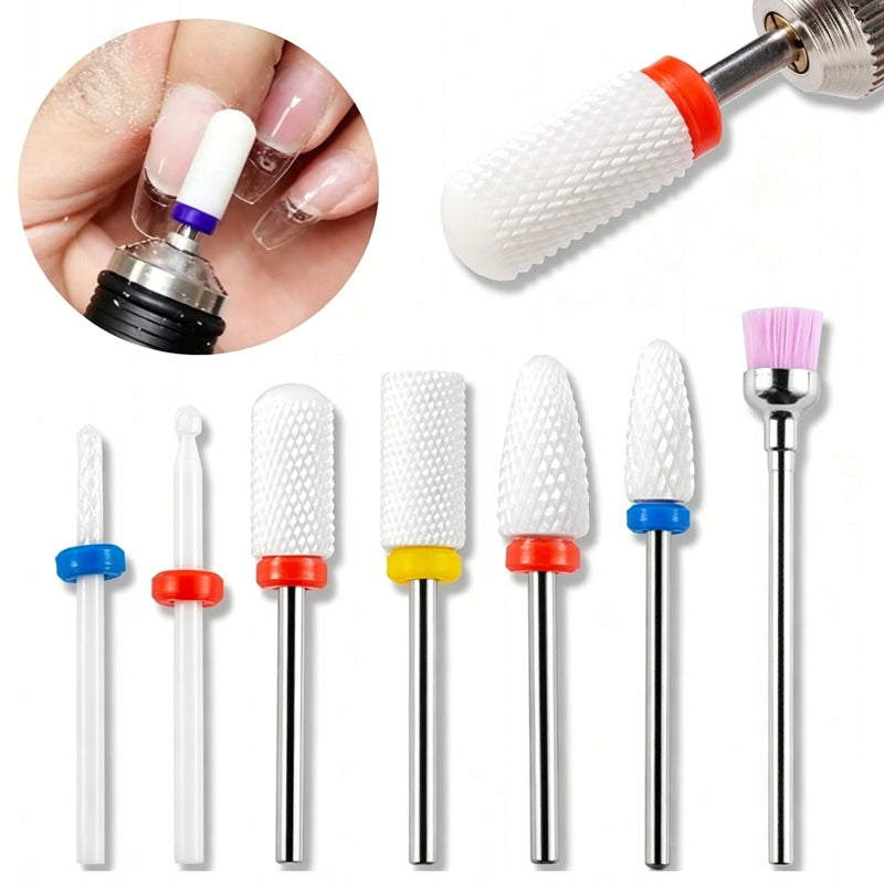PROFESSIONAL SET OF NAIL CUTTERS FOR MILLING MACHINE + BRUSH Manufacturer code SOC260603