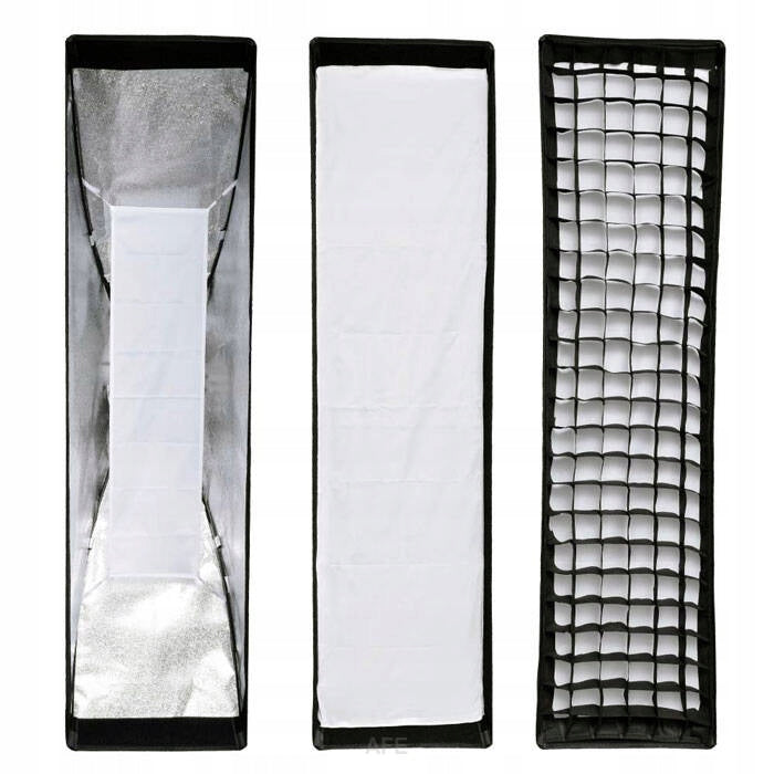 PROFESSIONAL SOFTBOX BOWENS STRIP 20X90CM 20x90 22X92 20/90 22/92 + GRID Brand Massa
