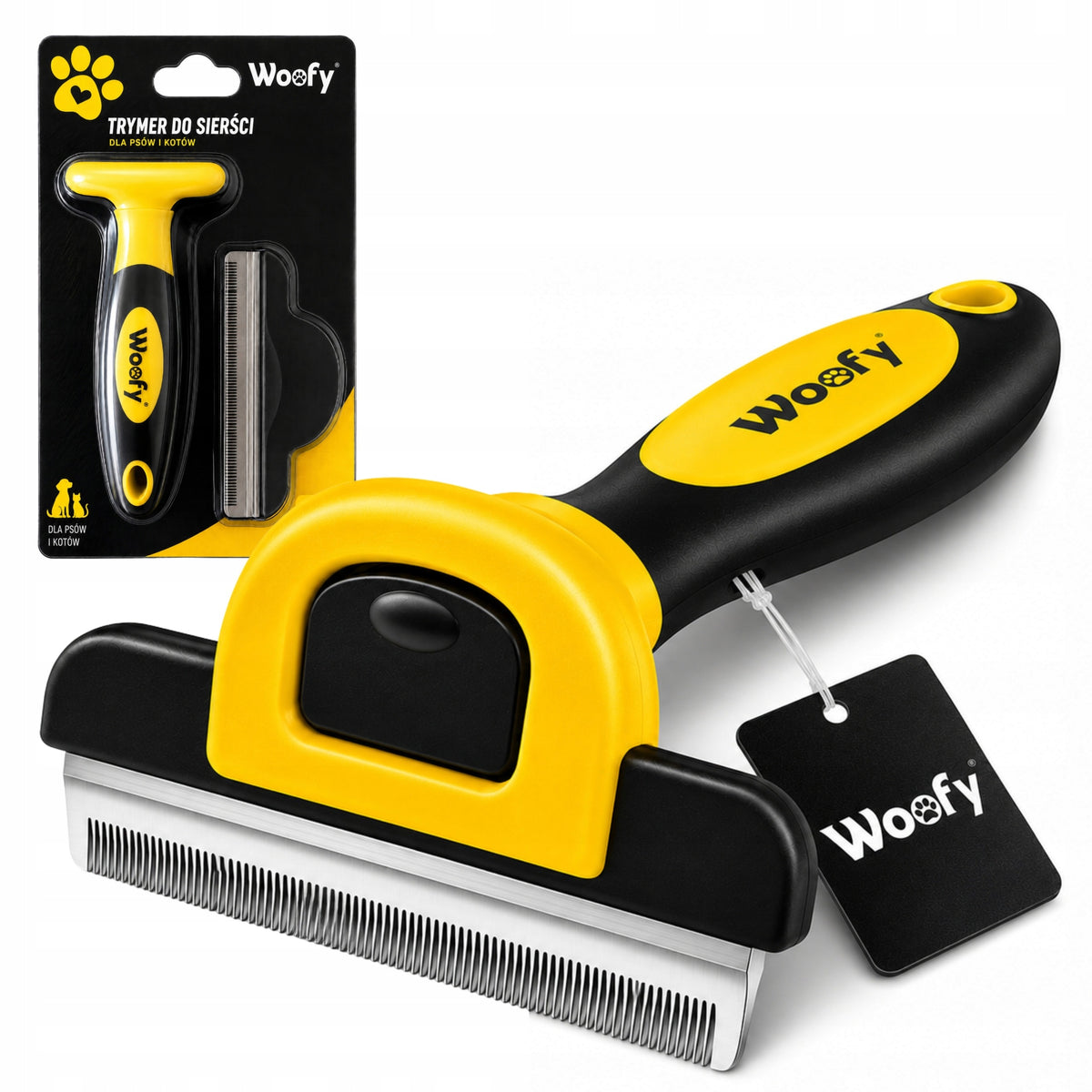 PROFESSIONAL TRIMMER CARDED CAT DOG BRUSH FOR HAIR DEAD HAIR
