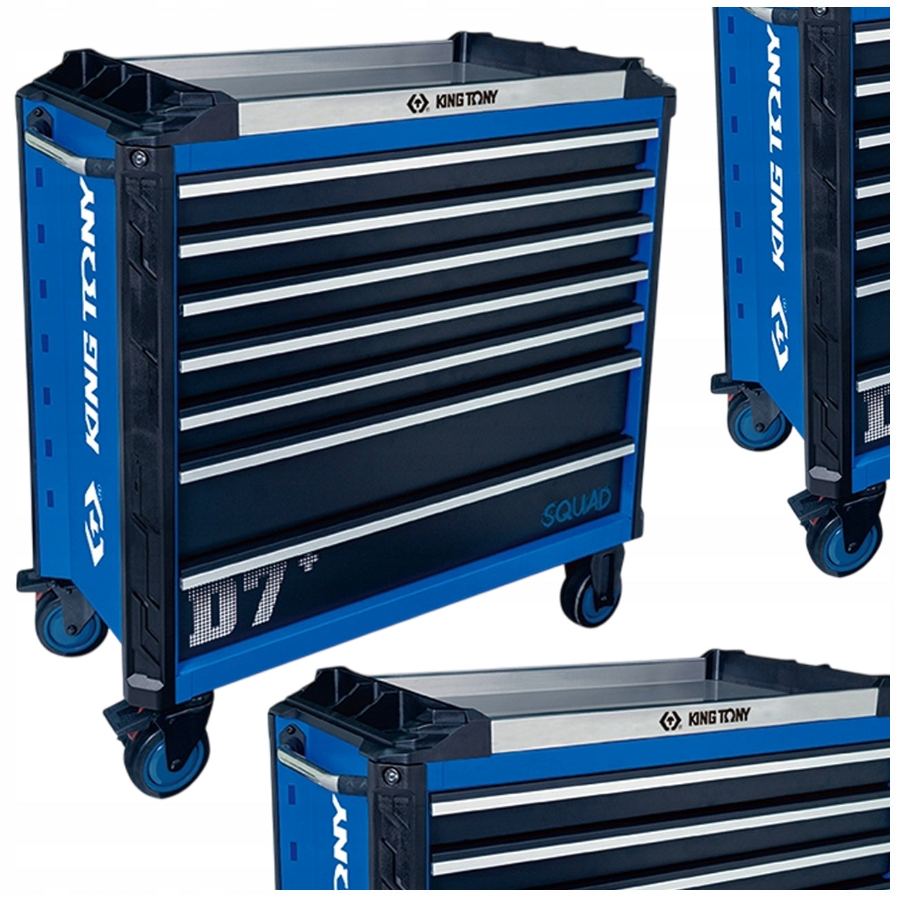 PROFESSIONAL WORKSHOP TROLLEY SERVICE CABINET 7 DRAWERS KING TONY