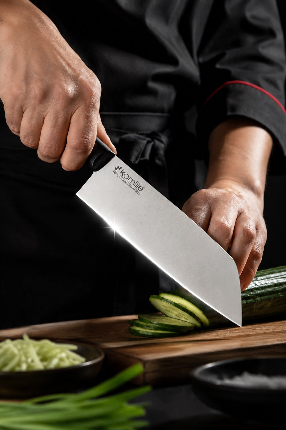 PROFI LINE CLEAVER UNIVERSAL KITCHEN KNIFE for chopping KAMILLE Packaging status original