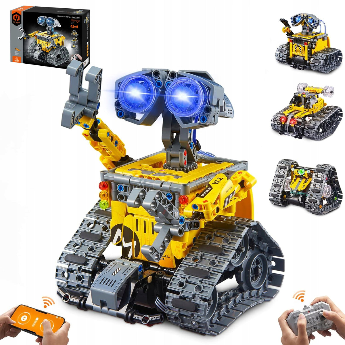 PROGRAMMABLE ROBOT 672PCS + APP & PILOT - LARGE EDUCATIONAL KIT Packaging status original