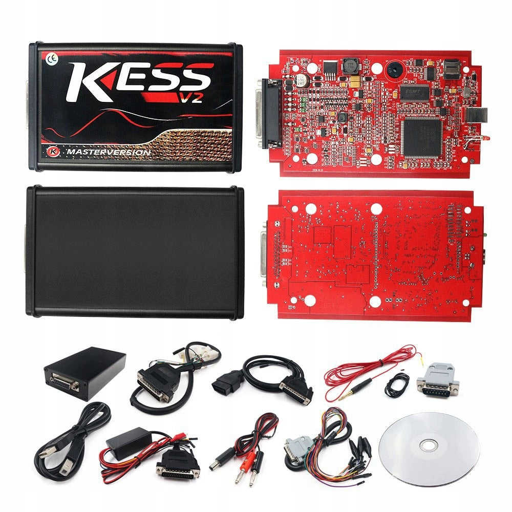 PROGRAMMER INTERFACE ECU V5.017 RED V2.80 PROTOCOL OBD2 BOOT SET Brand no brand