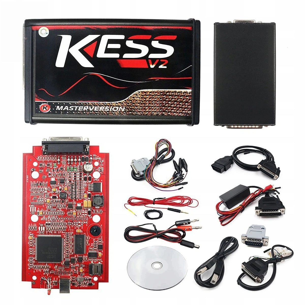 PROGRAMMER INTERFACE ECU V5.017 RED V2.80 PROTOCOL OBD2 BOOT SET