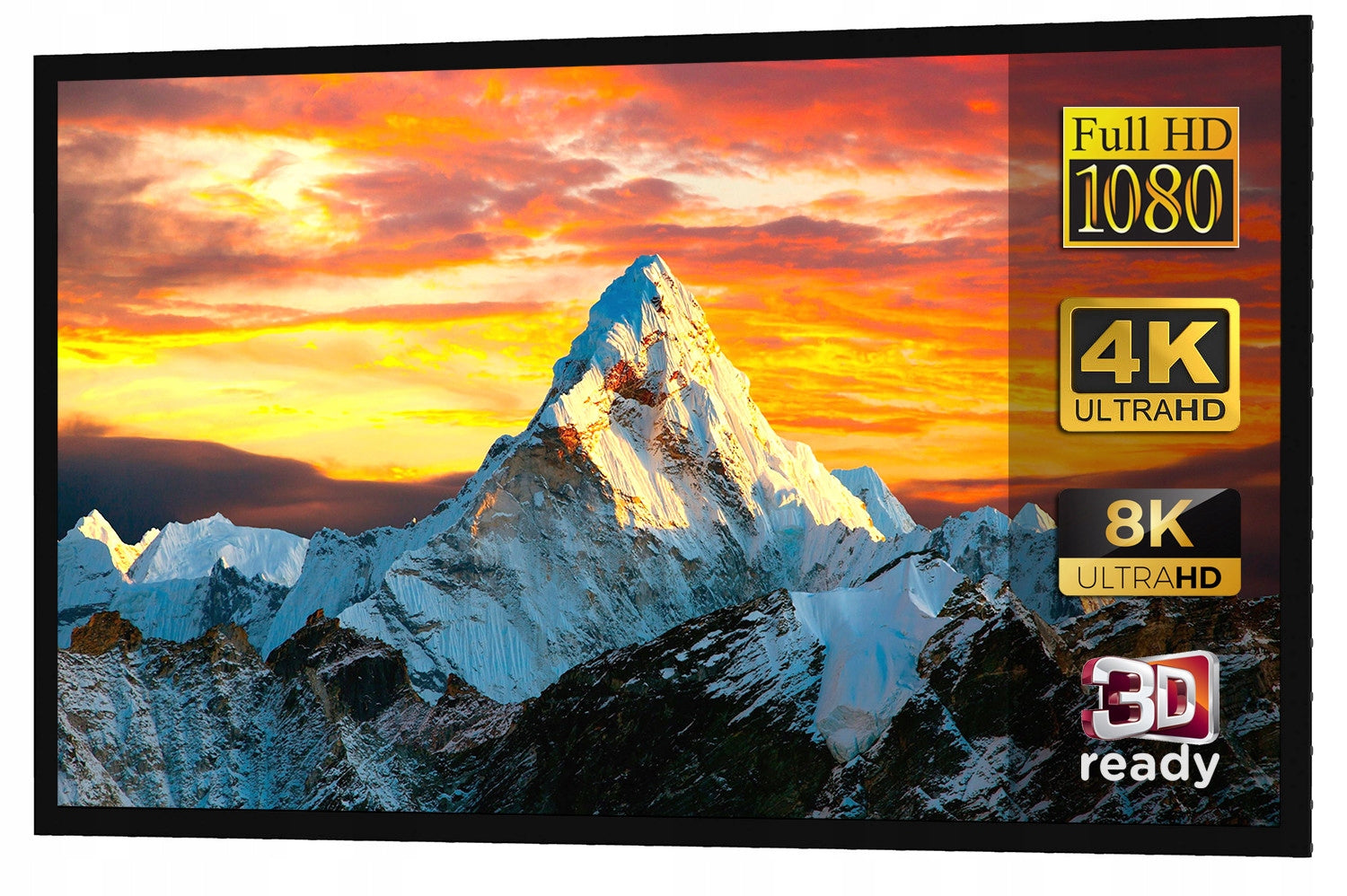 PROJECTION FRAME SCREEN 120'' 16:9 265x149cm FOR MACLEAN MC-922 PROJECTOR