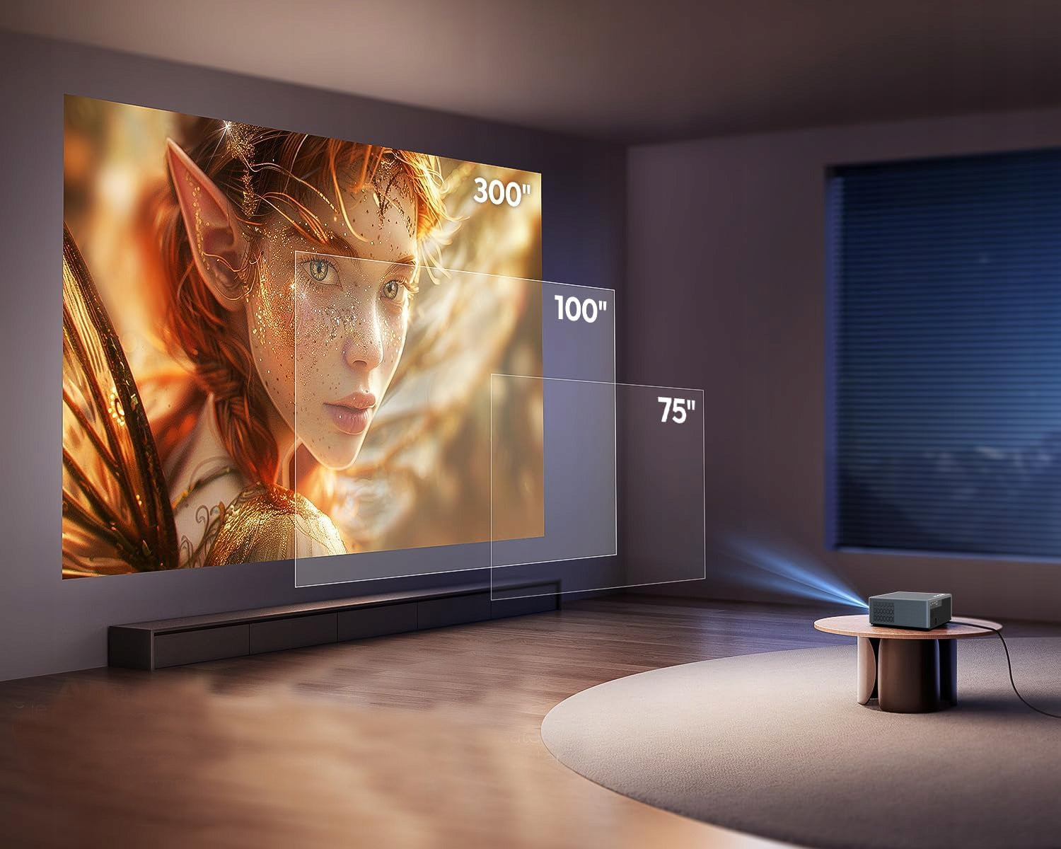 PROJECTOR 30000LM WIFI ANDROID SMART TV FULL HD 4K AUTOFOCUS 300" Manufacturer code Projektor Full HD 4K WiFi SMART TV Android