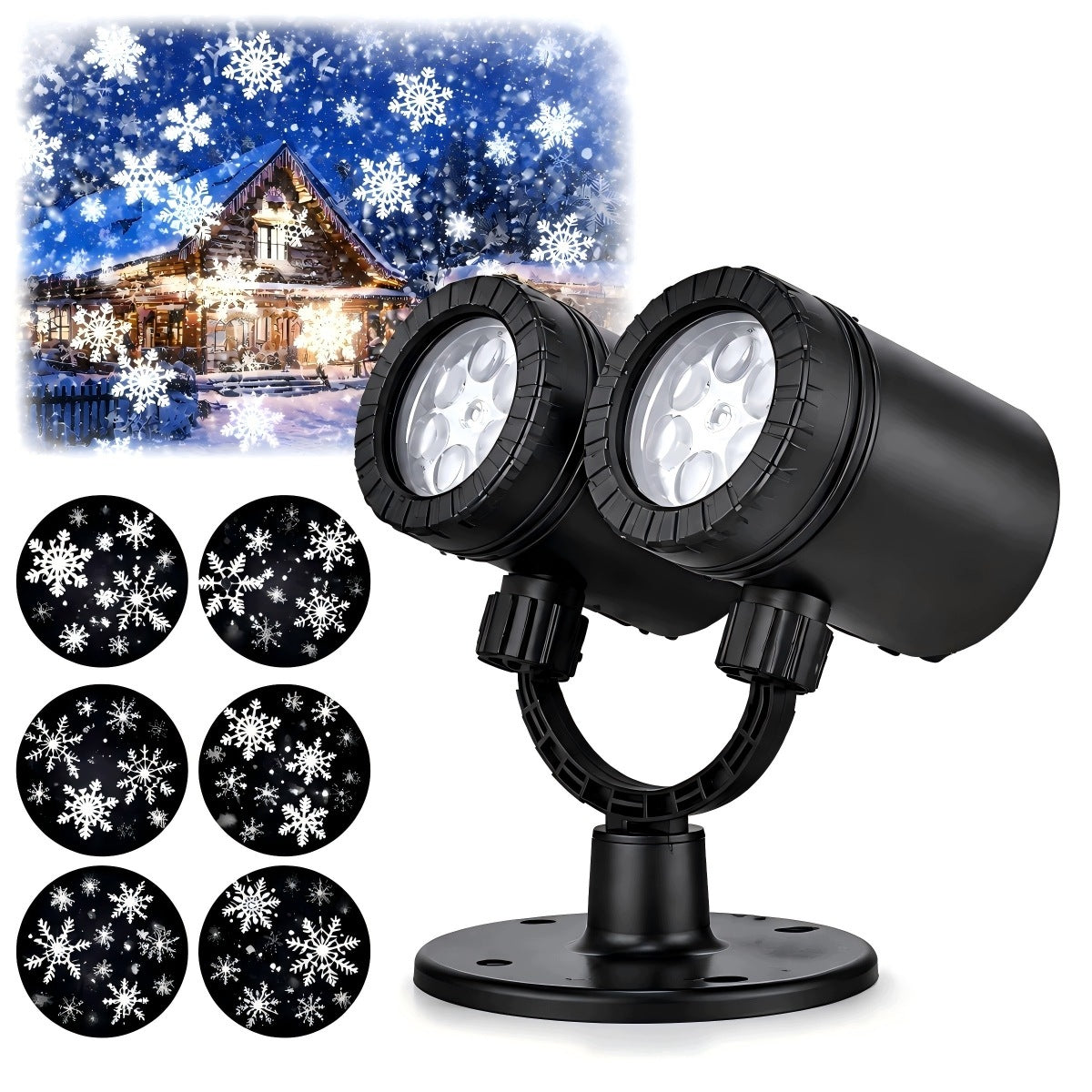 PROJECTOR CHRISTMAS PROJECTOR FOR HOME REFLECTOR SNOW IP65