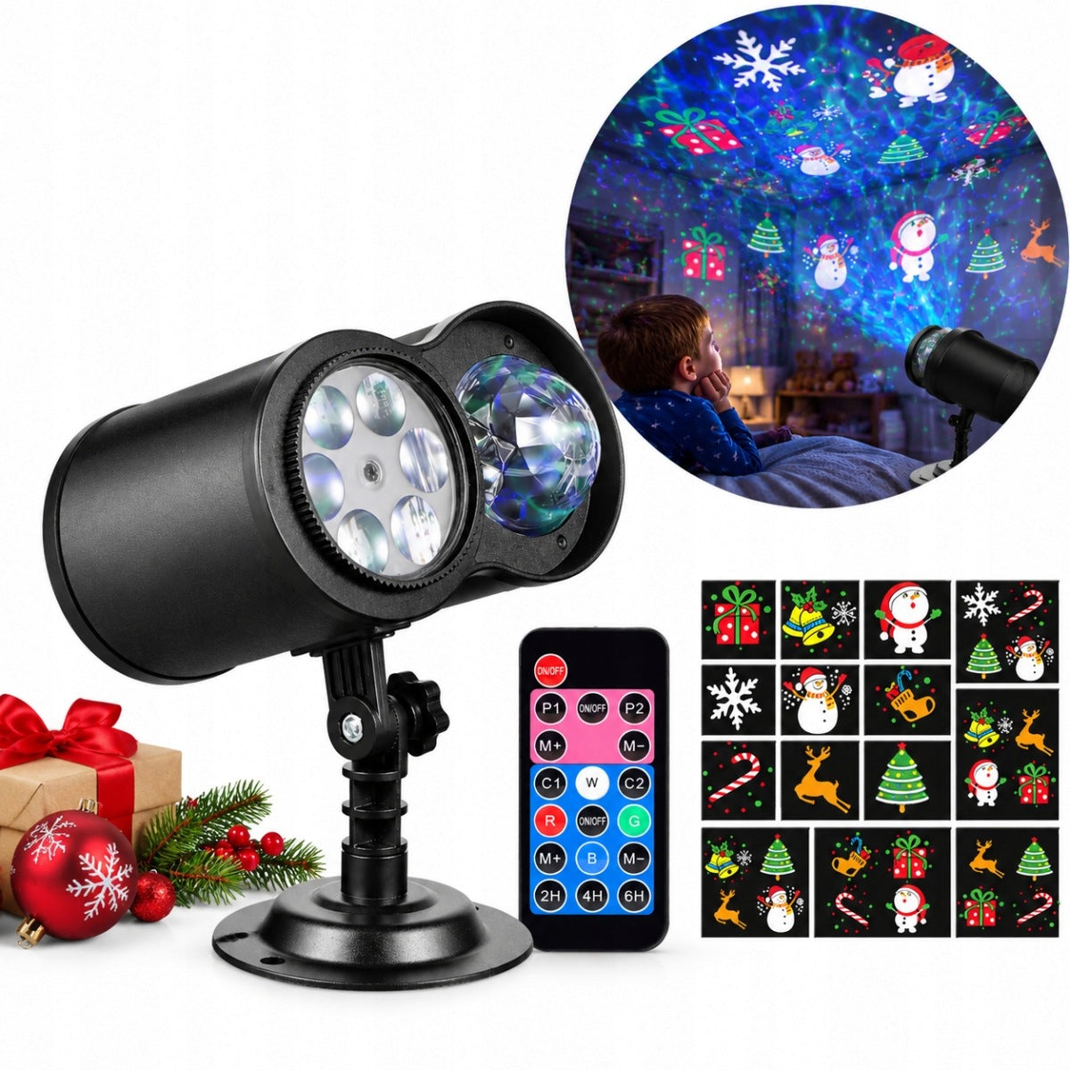 PROJECTOR CHRISTMAS PROJECTOR LED SPOTLIGHT PATTERNS GIFT