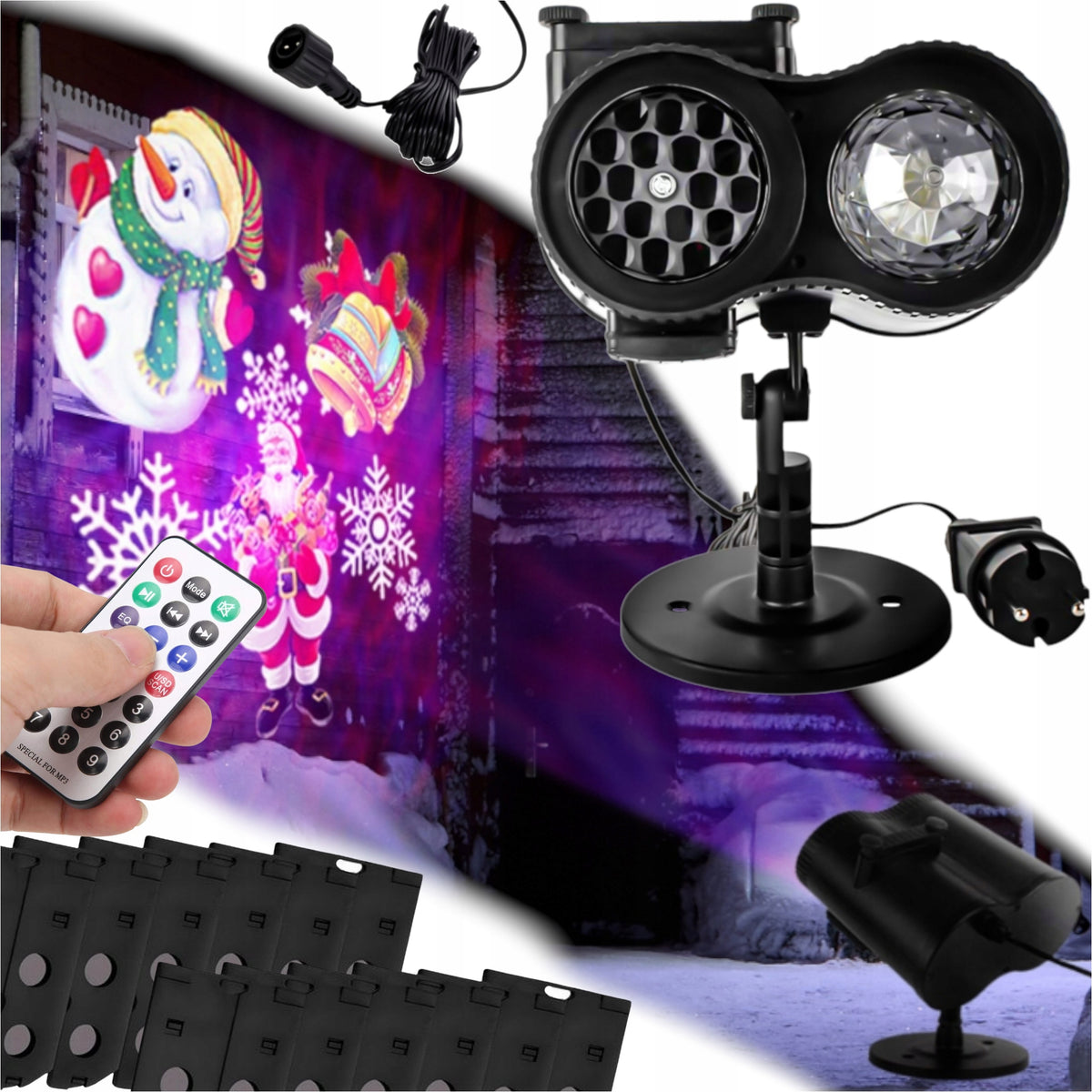 PROJECTOR FOR HOME PROJECTOR FOR THE HOLIDAYS LOTS OF THEMES 12 INTERCHANGEABLE COLOR CARDS