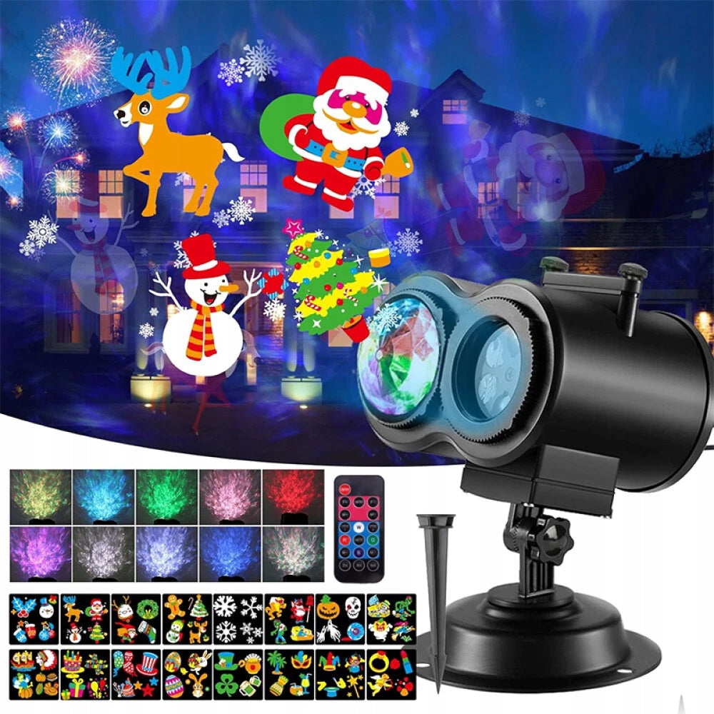 PROJECTOR LASER PROJECTOR LED CHRISTMAS HALLOWEEN BIRTHDAY IP44 Manufacturer code HG11050-URODZINY