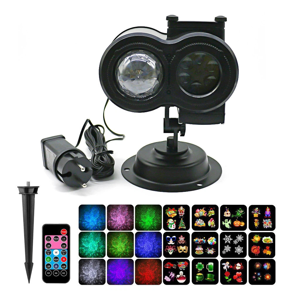 PROJECTOR LASER PROJECTOR LED CHRISTMAS HALLOWEEN BIRTHDAY IP44