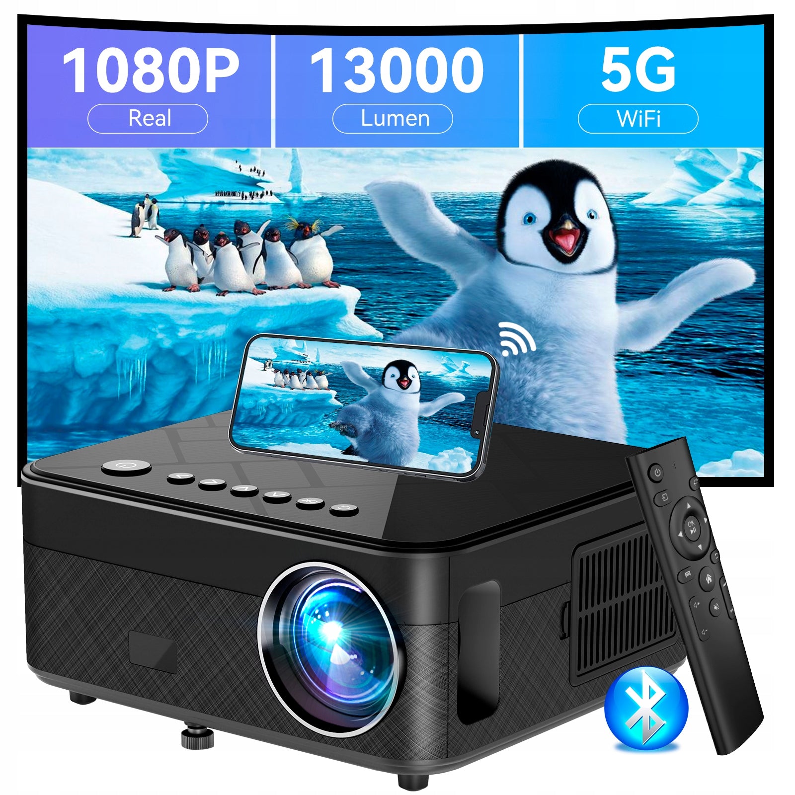 PROJECTOR LED PROJECTOR CUBOT SW10 FULL HD WIFI 5G Brand Cubot