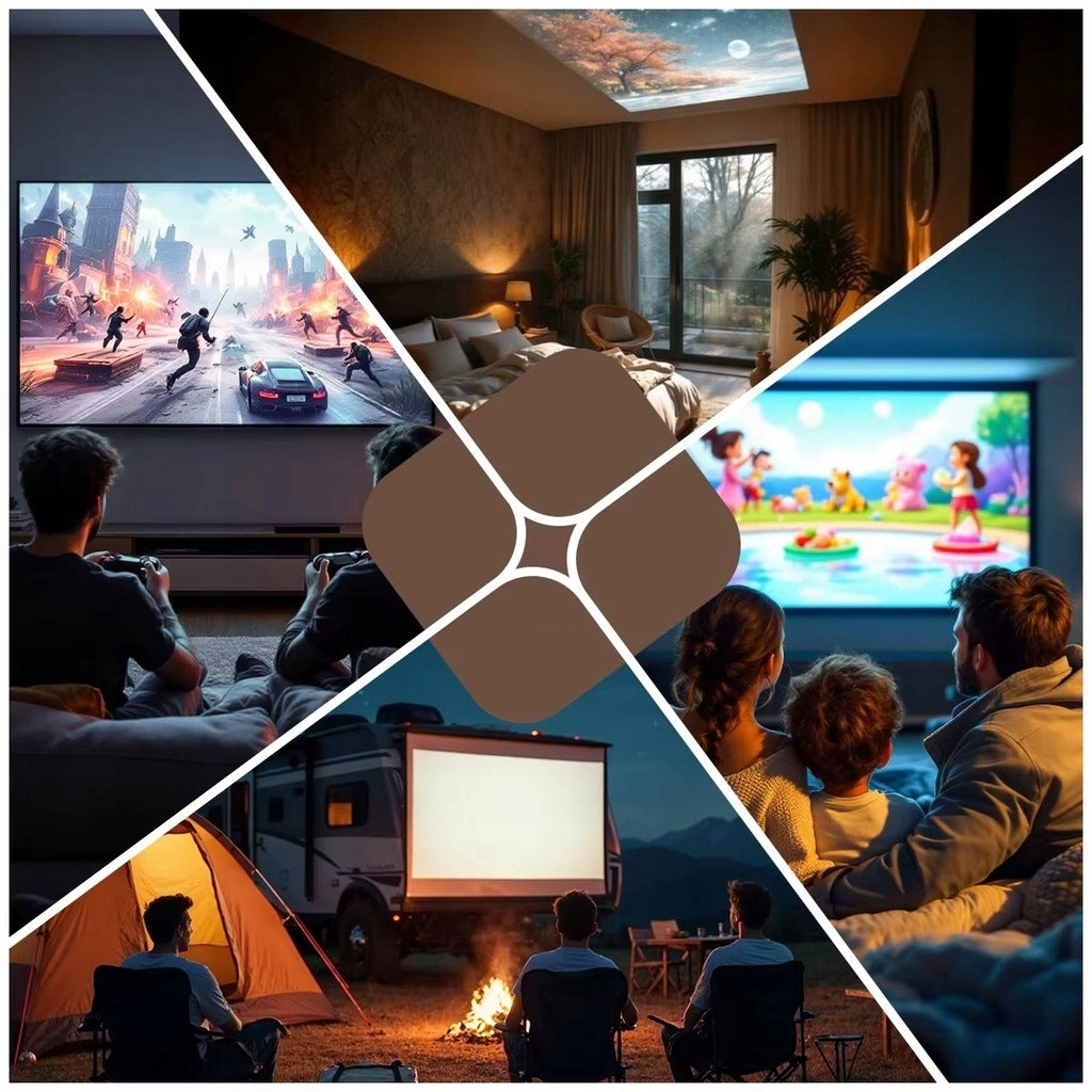 PROJECTOR MAGCUBIC L018 4K 1080p ANDROID TV WiFi SPEAKER BT NETFLIX 2025 PL Packaging status original