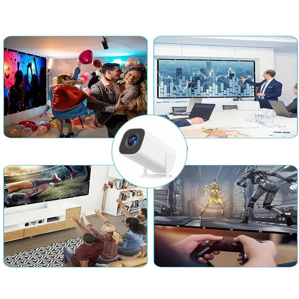 PROJECTOR MINI PORTABLE ANDROID 12 WI-FI 5G BLUETOOTH 5.0 720P HD Packaging status original