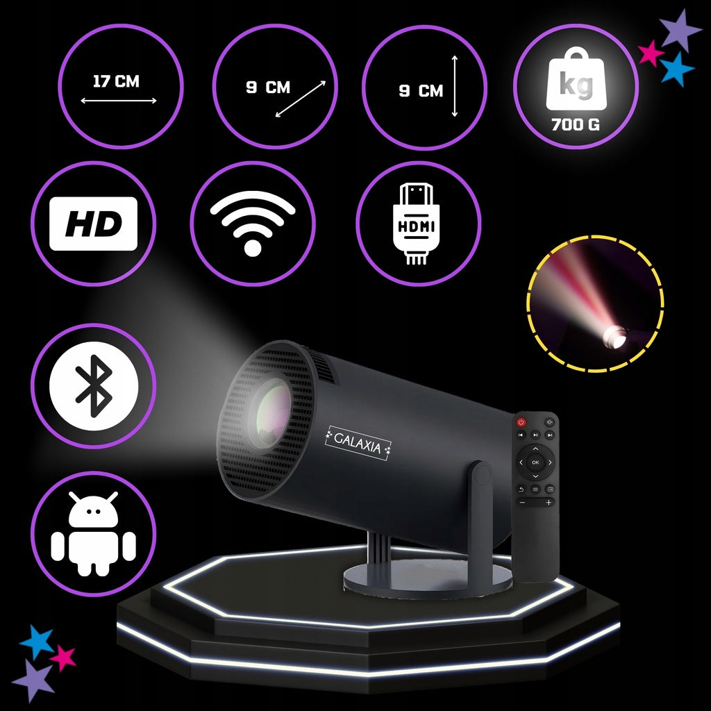 PROJECTOR MINI PORTABLE ANDROID LED WIFI FULL HD SMART TV HY300 Manufacturer code HY300