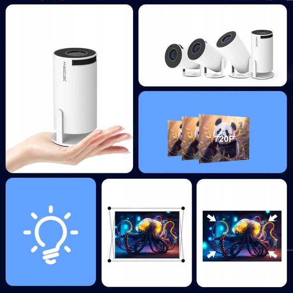 PROJECTOR Magcubic WIFI ANDROID PORTABLE ROTATING SMART 4K HY300 Packaging status original