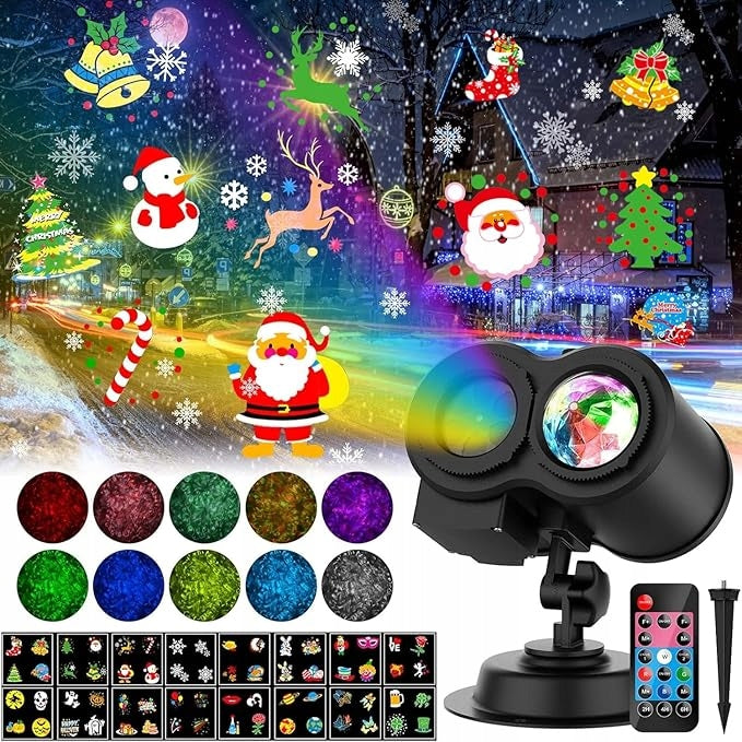 PROJECTOR OUTDOOR LASER PROJECTOR IP65 + REMOTE CONTROL