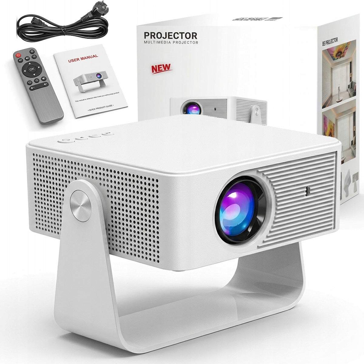 PROJECTOR SMART PROJECTOR 4K WIFI BLUETOOTH 720P FULL HD ANDROID 13