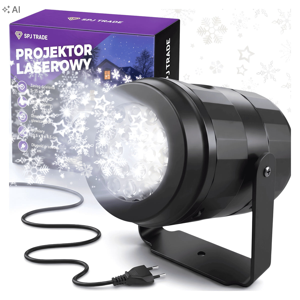 PROJECTOR STAR LASER LED FOR HOUSE RGB SNOWFLAKES SANTA CLAUS SNOWBALLS