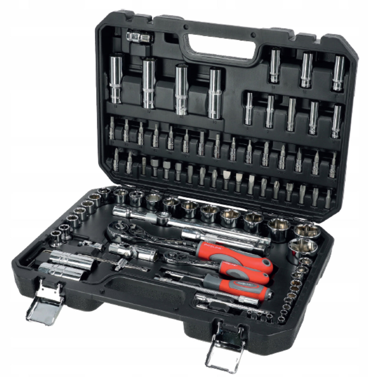 PROLINE Bit socket wrench set 216 pcs. in case 58216 Manufacturer code 58216
