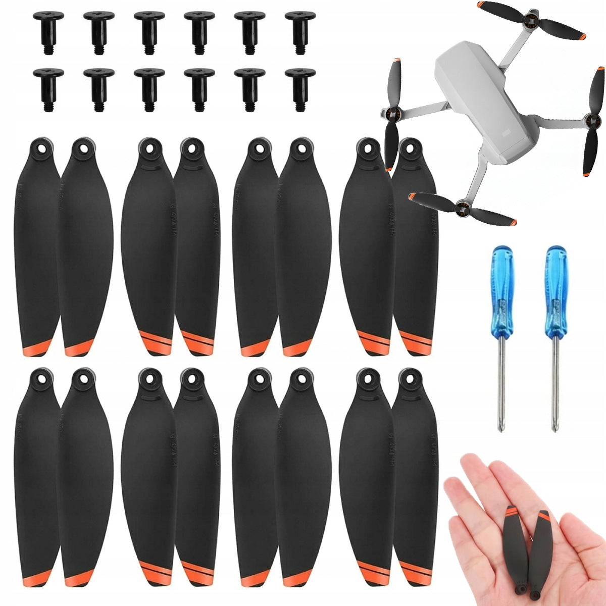 PROPELLERS FOR DRONE DJI (MAVIC) MINI 2 / SE / 2 SE - 2X SET OF 16 PIECES