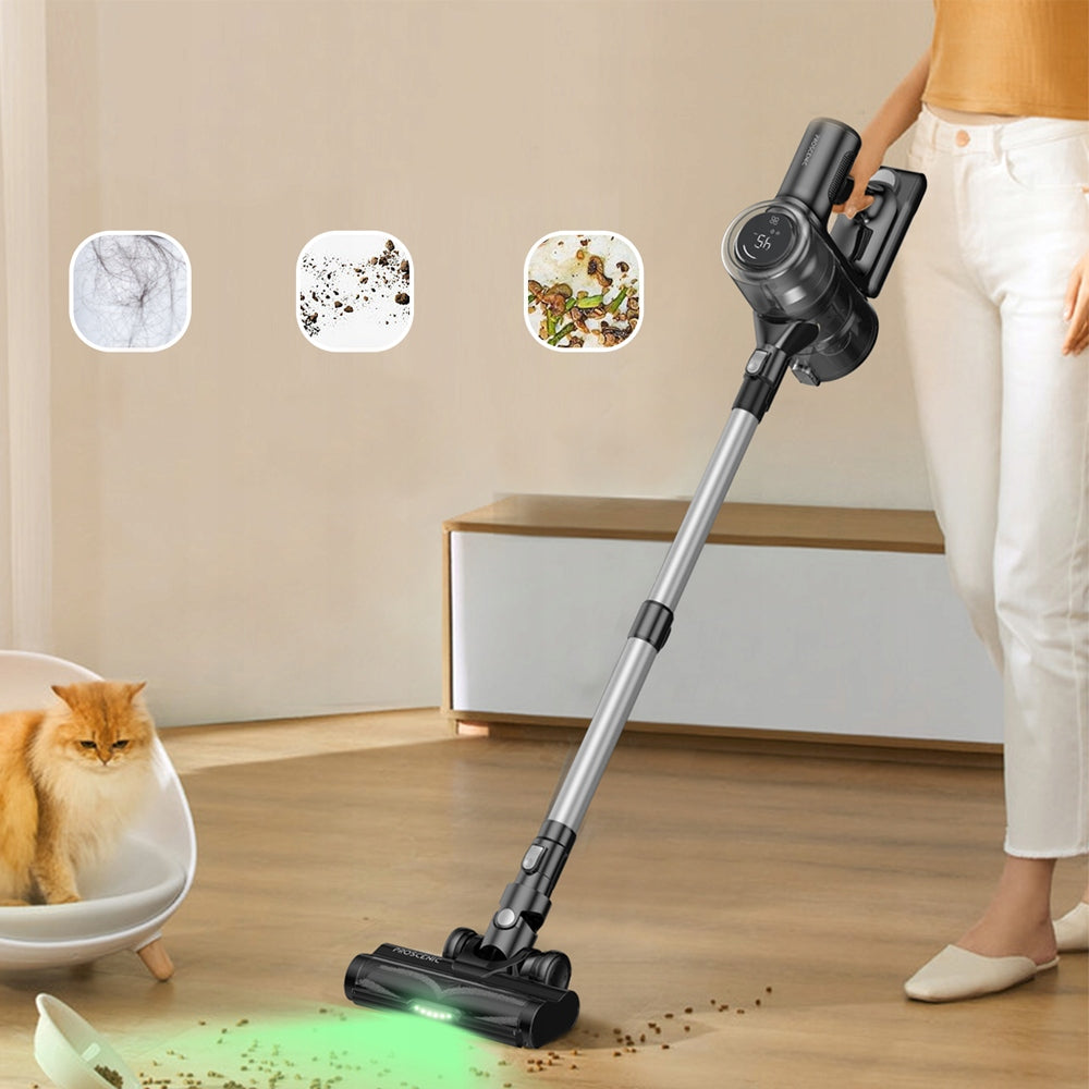 PROSCENIC P13 Cordless Upright Vacuum Cleaner 6in1 400W 1,2L LED 35kPA Brand Proscenic