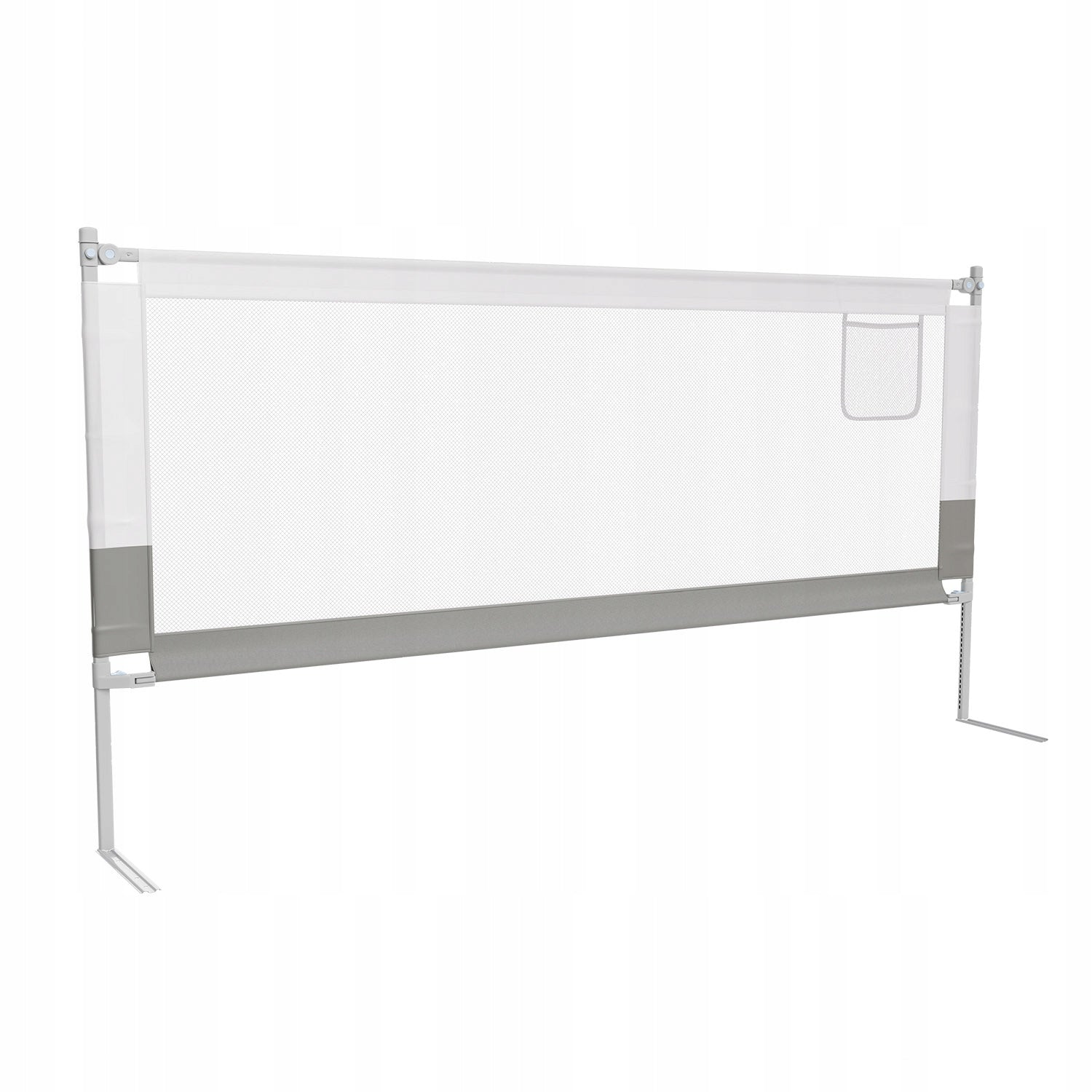 PROTECTIVE BARRIER FOR BED 200 CM PROTECTIVE FOR CHILD ADJUSTABLE GREY