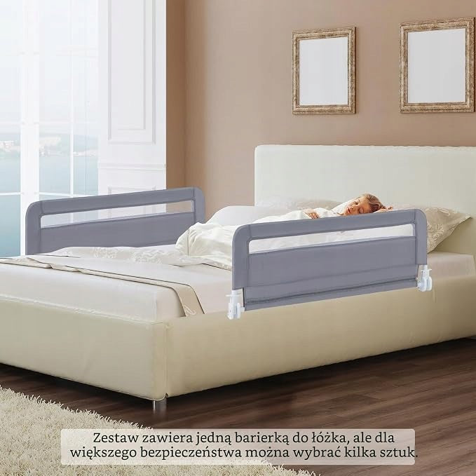 PROTECTIVE BARRIER FOR BED FOLDING UNIVERSAL PROTECTION 100 CM Packaging status original