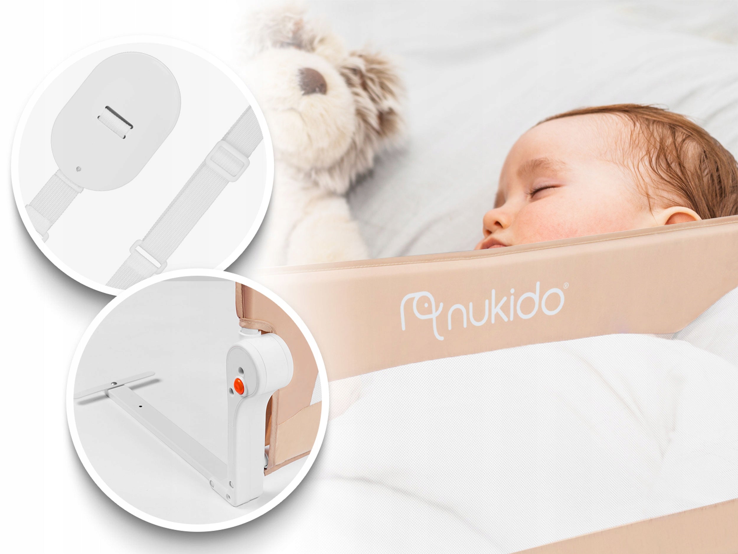 PROTECTIVE BARRIER FOR BED GATE LOCK NUKIDO Manufacturer code 722201